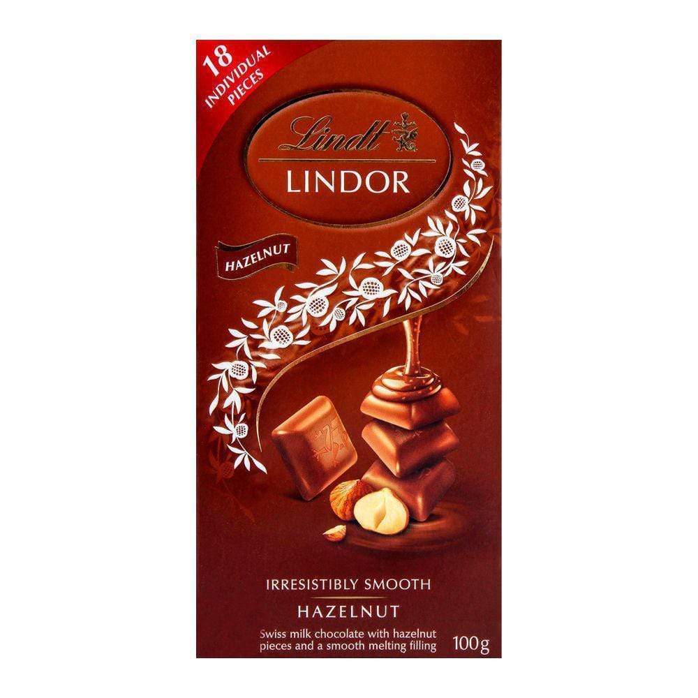 Lindt Lindor Hazel Nut Chocolate Bar, 100g Ceekay Flowers